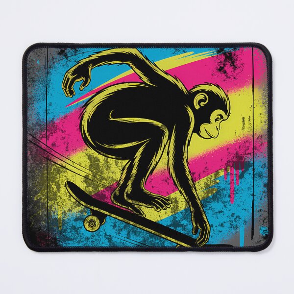 Item preview, Street Art Ape – Funky Monkey Illustration designed and sold by RoyesButler.