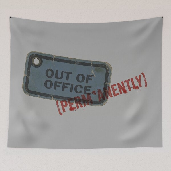 Item preview, Vintage Luggage Tag Style - Permanent Out of Office Statement designed and sold by Top-Tier Thinking .