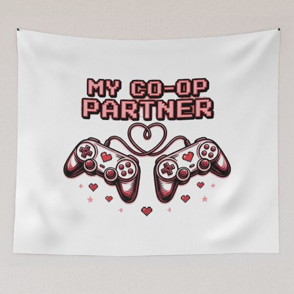 Item preview, My Co-Op Partner Gamer Couple Valentine Matching designed and sold by JaaCreativeShop.