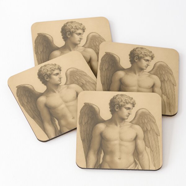 Item preview, Eros Greek God Vintage Illustration designed and sold by NarjaShop.