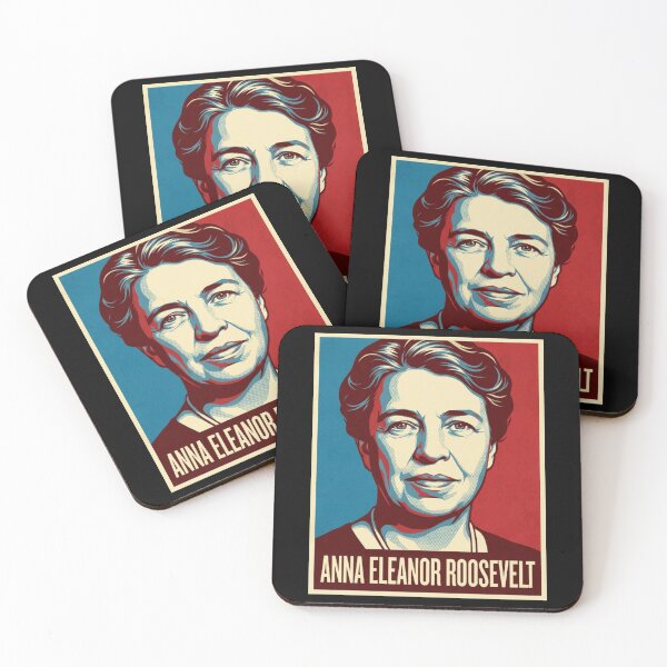 Item preview, Anna Eleanor Roosevelt Hope Style Retro Poster Art  designed and sold by Anya Byron.