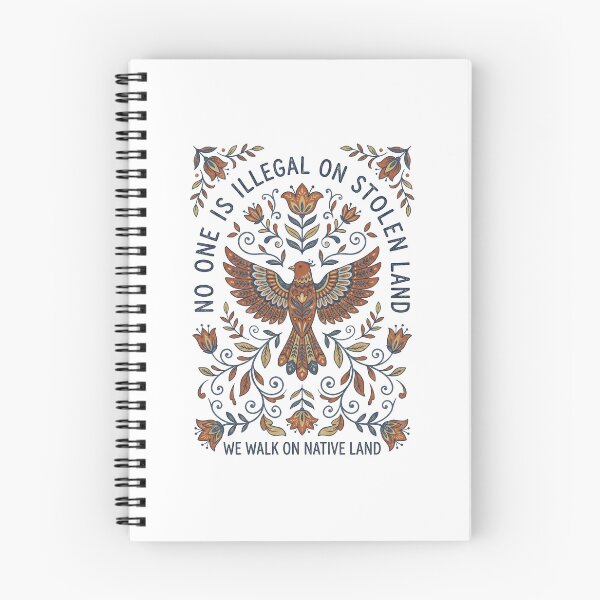 Item preview, Native Land Folk Art - No One Is Illegal designed and sold by AdyKurniawan.