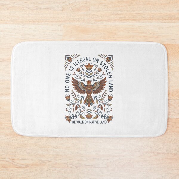 Item preview, Native Land Folk Art - No One Is Illegal designed and sold by AdyKurniawan.
