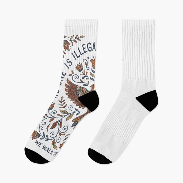 Item preview, Native Land Folk Art - No One Is Illegal designed and sold by AdyKurniawan.