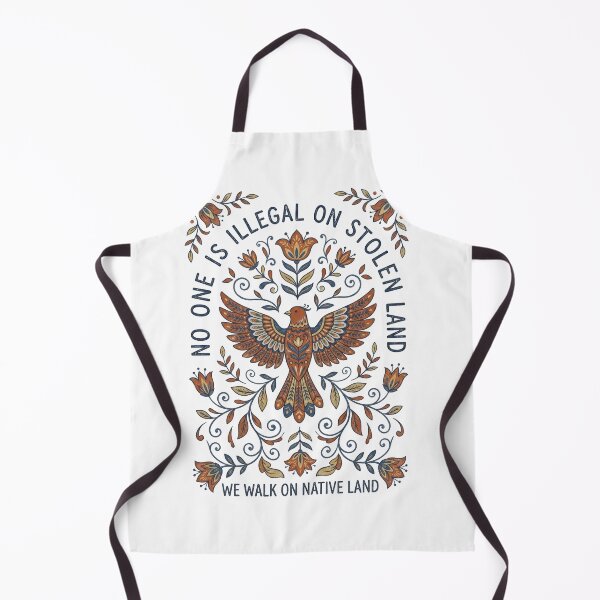 Item preview, Native Land Folk Art - No One Is Illegal designed and sold by AdyKurniawan.