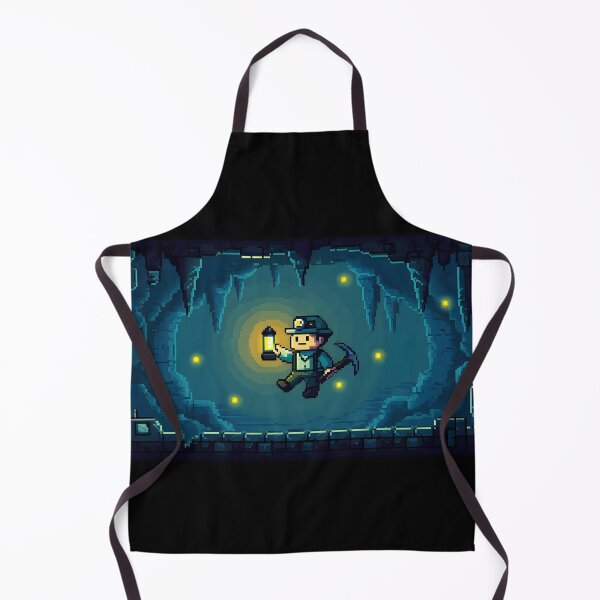 Item preview, ZX Spectrum Cave Trap Pixel Art – 8-Bit Explorer Falling Retro Game designed and sold by ThePixelArchive.