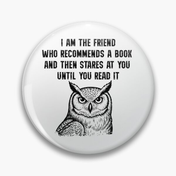 Artikelvorschau, Book Lover Shirt – I Am the Friend Who Recommends a Book | Funny Reader Humor Design entworfen und verkauft von Frida-Kreativ.