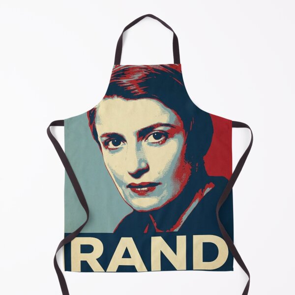 Item preview, Ayn Rand Objectivism Hope Style Retro Poster Art designed and sold by Anya Byron.
