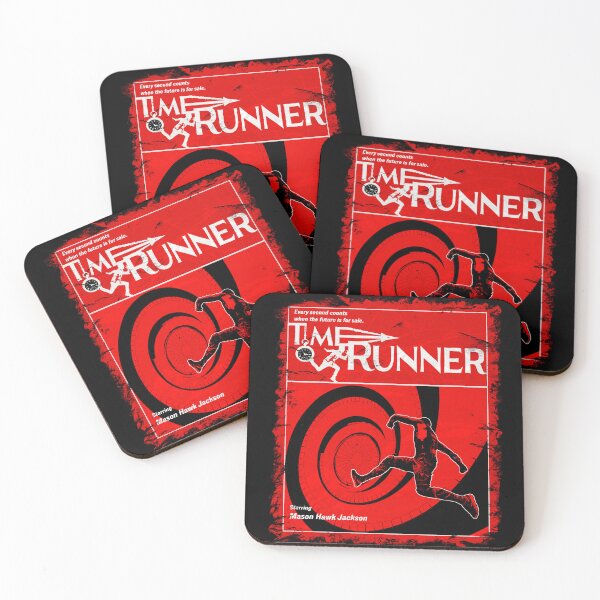 Item preview, Cyberpunk poster style of fake movie Time Runner designed and sold by TimeWastingHero.