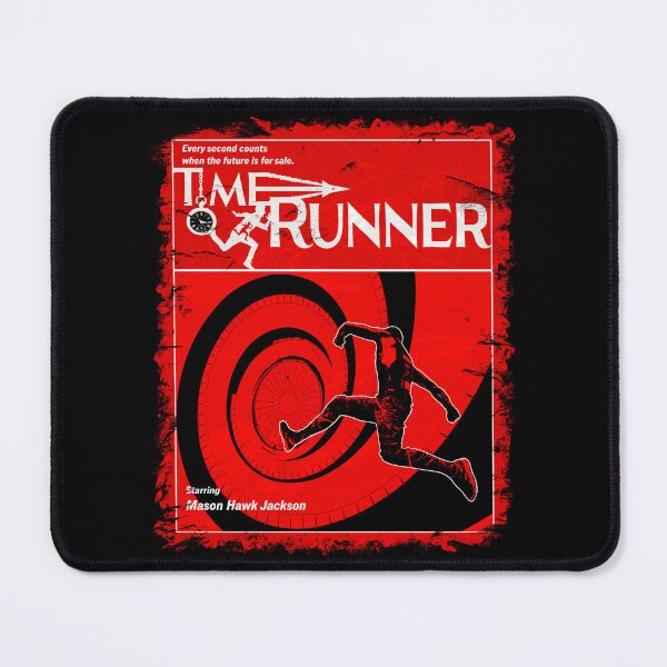 Item preview, Cyberpunk poster style of fake movie Time Runner designed and sold by TimeWastingHero.