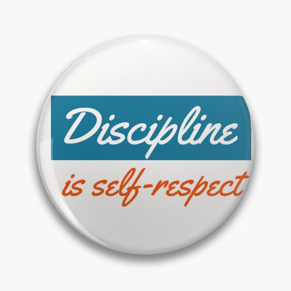 Item preview, Discipline Is Self Respect Quote designed and sold by Thinkora.