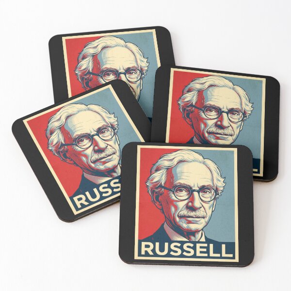 Item preview, Bertrand russell Hope Style Retro Poster Art designed and sold by Anya Byron.