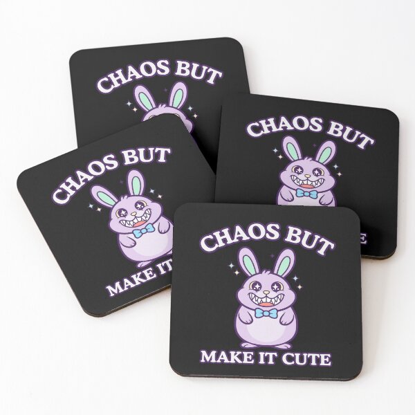 Item preview, Chaos But Make It Cute Funny Bunny Shirt | Playful Humor designed and sold by MotivaChic.