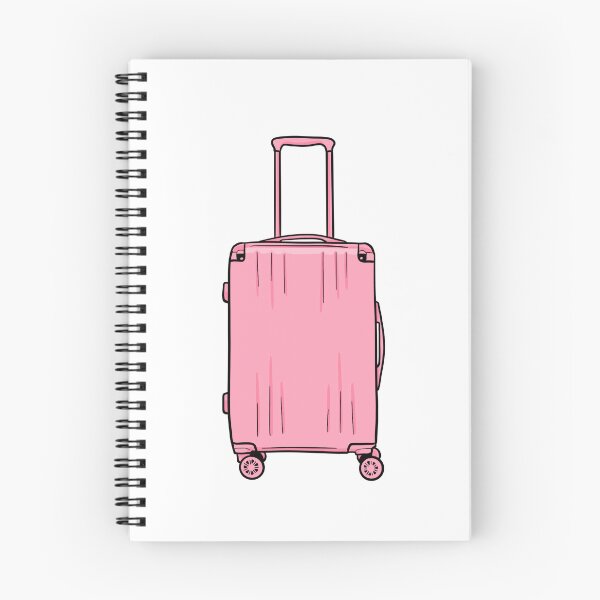 Item preview, A pink trolley suitcase essential travel luggage sticker designed and sold by Degilicious.