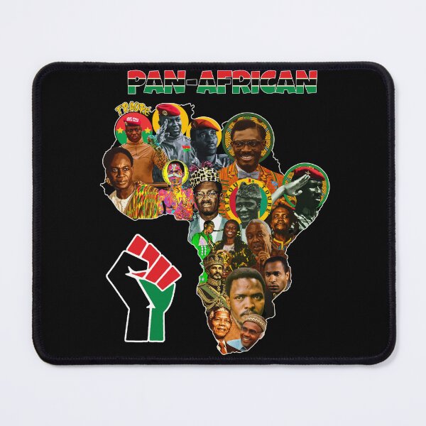 Item preview, Pan-African map of icons | African Revolutionaries | Black History designed and sold by Youngkev-arts.