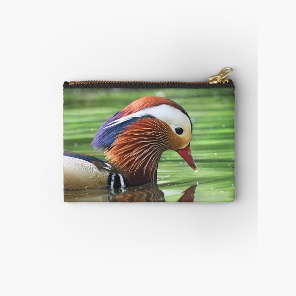 Item preview, Mandarin Duck Breeding Plumage Close-Up – Feather Detail and Colors designed and sold by DreamLand-Media.