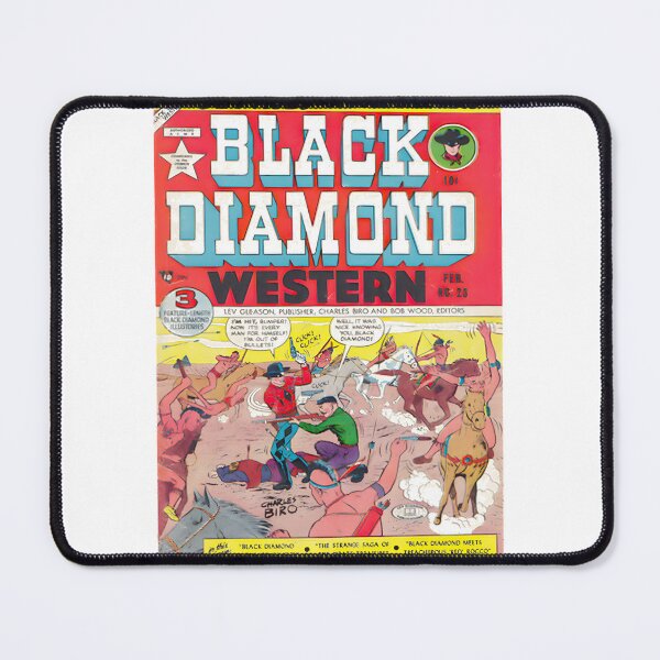 Item preview, Black Diamond Western Comic Book Title Page Vintage Png designed and sold by SophiePetit.