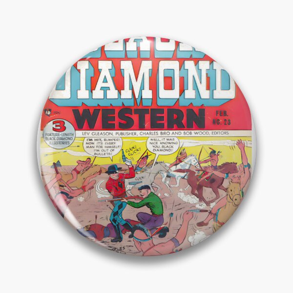 Item preview, Black Diamond Western Comic Book Title Page Vintage Png designed and sold by SophiePetit.