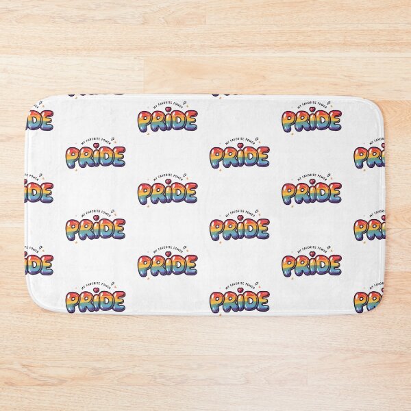 Item preview, My Favorite Power Is PRIDE – Bold Rainbow LGBTQ Pride Art Sticker designed and sold by Pride_Prints.