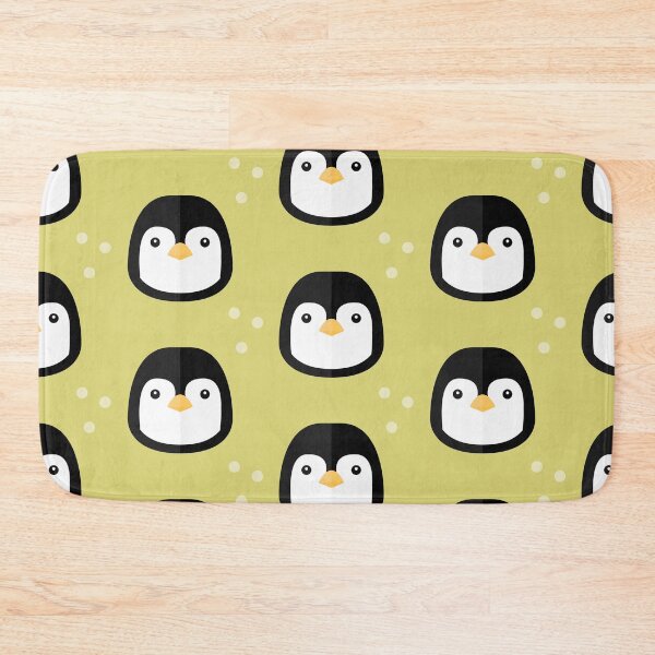 Item preview, Penguin heads on green designed and sold by reneesillus.