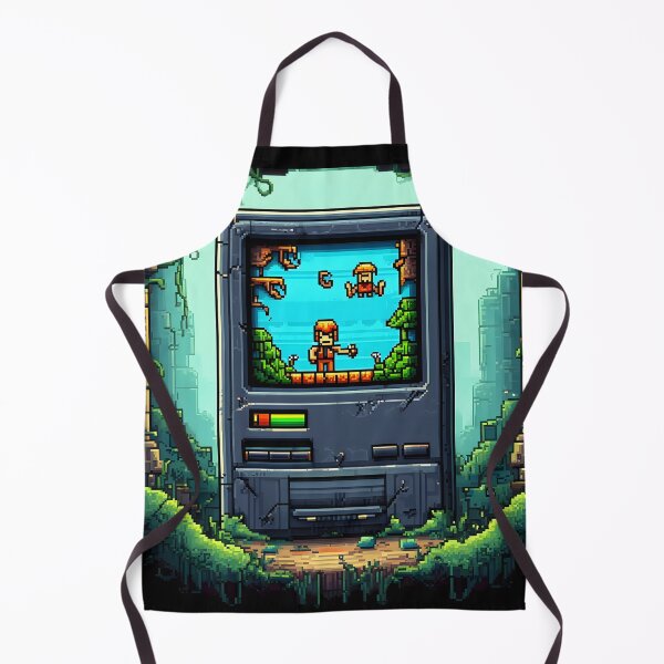 Item preview, Handheld Glitch Pixel Art – Retro Rogue Vine Battle designed and sold by ThePixelArchive.