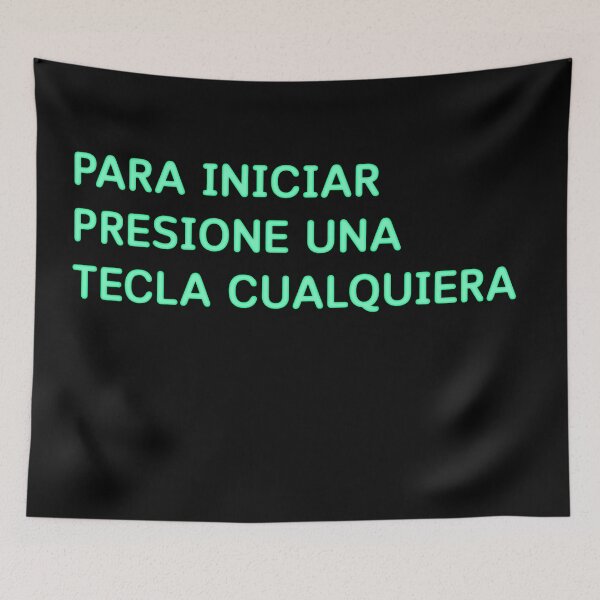 Item preview, To start press any key (spanish) designed and sold by ermagix.