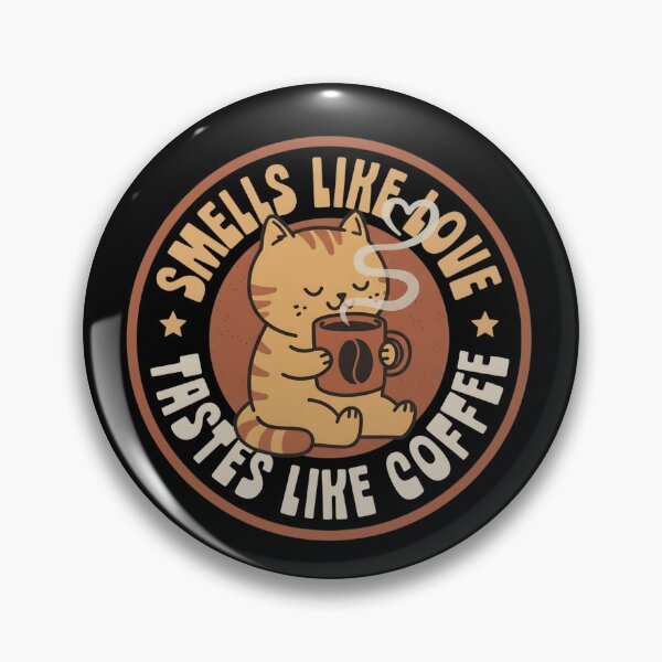 Item preview, Smells Like Love Tastes Like Coffee - Cute Cat Coffee Lover Gift designed and sold by haitrieuic96.