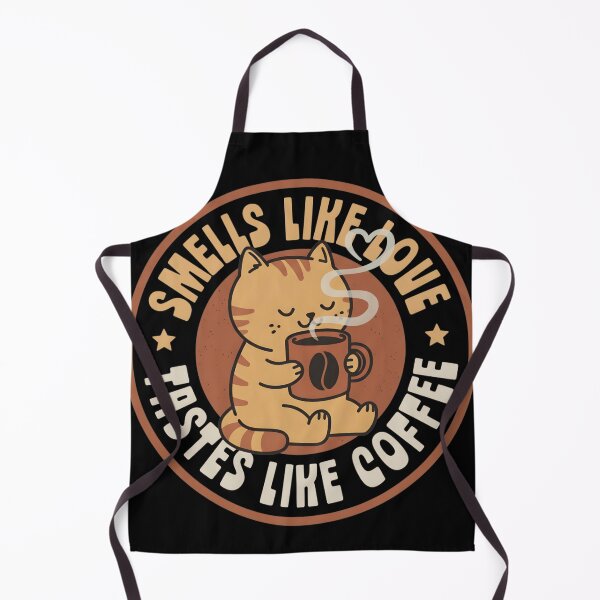 Item preview, Smells Like Love Tastes Like Coffee - Cute Cat Coffee Lover Gift designed and sold by haitrieuic96.
