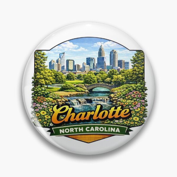 Item preview, Charlotte, North Carolina - Queen City designed and sold by Myra365Art.