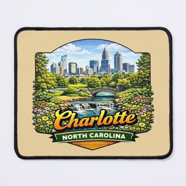Item preview, Charlotte, North Carolina - Queen City designed and sold by Myra365Art.