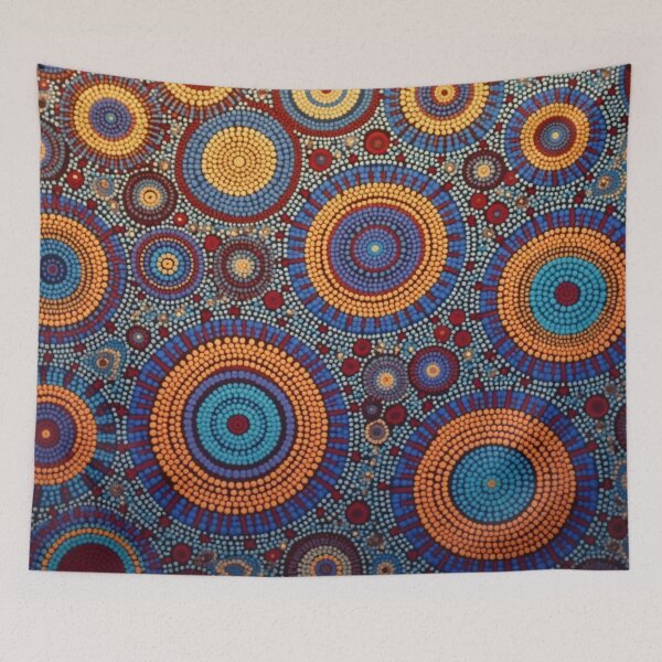 Item preview, Aboriginal Inspired Art - Circles designed and sold by GrinGalore.