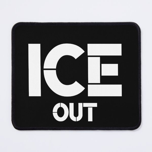Item preview, ICE OUT – Protest Typography for Immigration Justice designed and sold by A-Szczesniak.