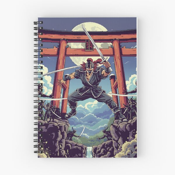 Item preview, Famicom Ronin Pixel Art – 8-Bit Beat-Scroll Fighter Shadow Clones designed and sold by ThePixelArchive.