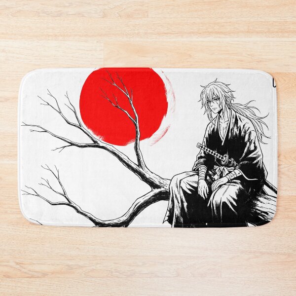 Item preview, Relaxing Sad Samurai On A Tree Branch 悲静 (Hisei) designed and sold by Shigen16.