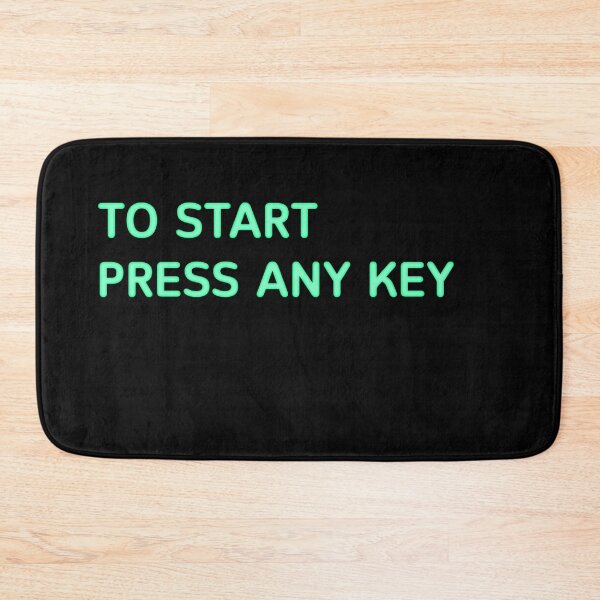 Item preview, To start press any key designed and sold by ermagix.