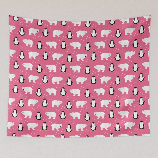 Item preview, Arctic adventures on pink designed and sold by reneesillus.