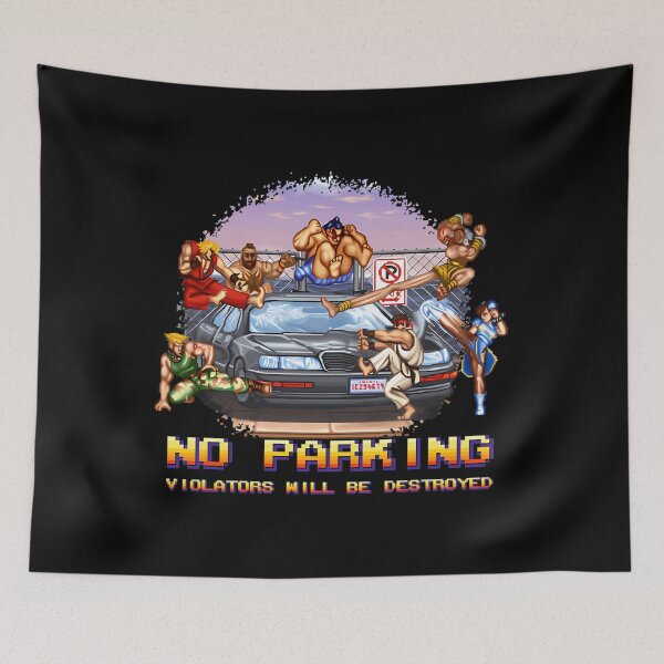 Item preview,  No Parking Violators Will Be Destroyed designed and sold by Ilidrissi-.
