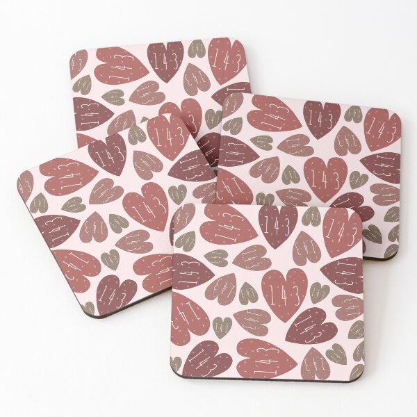 Item preview, 143: The Code of Hearts boho minimalist valentine design  designed and sold by  Boho Vibes Studio.