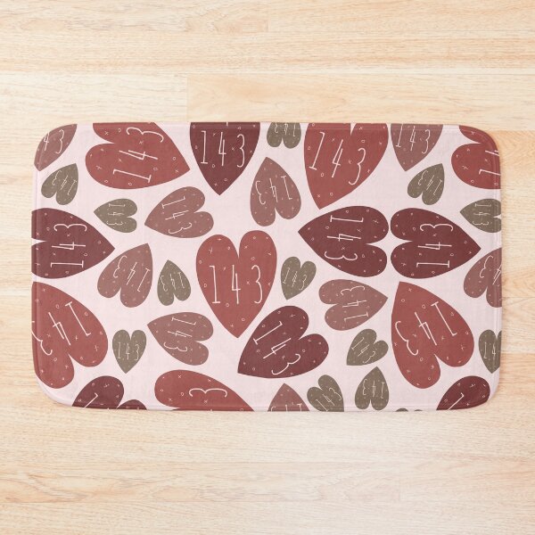 Item preview, 143: The Code of Hearts boho minimalist valentine design  designed and sold by  Boho Vibes Studio.