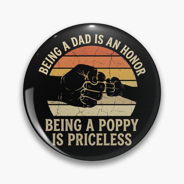 Item preview, Being A Poppy Is Priceless Retro Fist Bump designed and sold by AdyKurniawan.