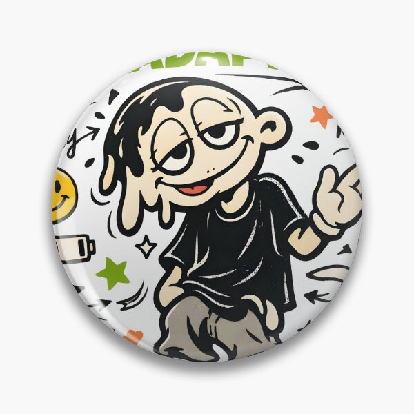 Item preview, I'm Not Falling Apart I'm Adapting Melting Character | Funny Mental Health Burnout Stoic Quote Design for Stickers and Apparel by Vivaan Studio designed and sold by Vivaan Studio.