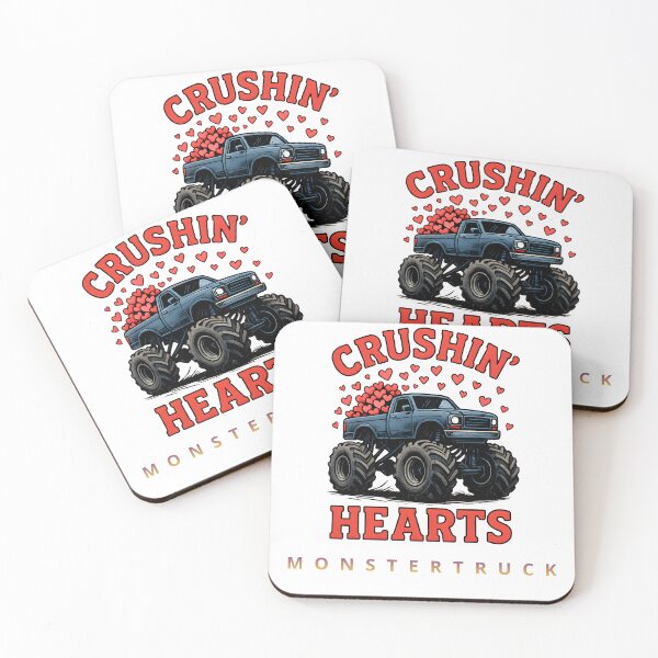 Item preview, Crushin hearts monstertruck designed and sold by ARTProject79.