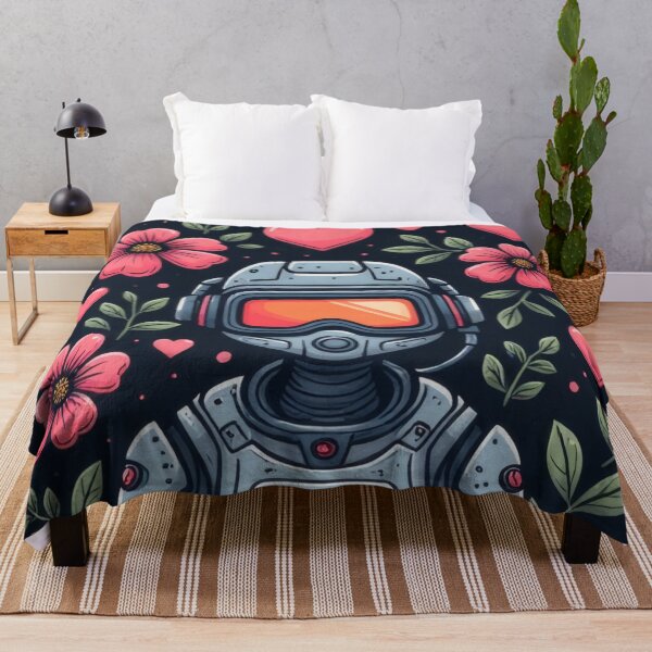 Item preview, Robot love in a flower garden designed and sold by Mianku | Für das Leben.