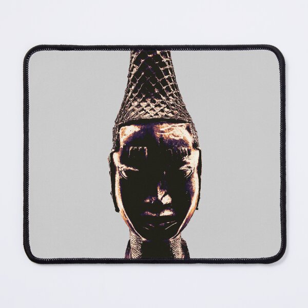 Item preview, Yoruba Oba Queen: Exquisite Nigerian Sculpture designed and sold by MammothArt.