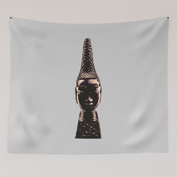 Item preview, Yoruba Oba Queen: Exquisite Nigerian Sculpture designed and sold by MammothArt.