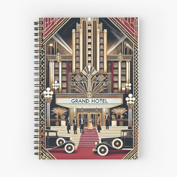 Item preview, Art Deco Grand Hotel - in retro/vintage style designed and sold by Eric Nagel.