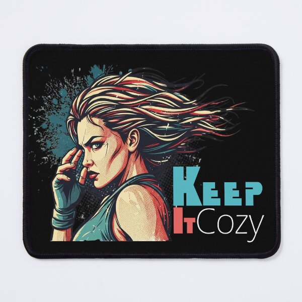 Item preview, Keep It Cozy Retro Girl designed and sold by Syncwavesl.