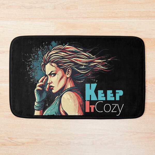 Item preview, Keep It Cozy Retro Girl designed and sold by Syncwavesl.