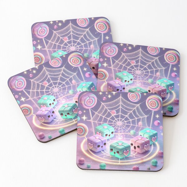 Item preview, Kawaii Candy Coven Spiderweb Ritual designed and sold by ComedyInkFactor.