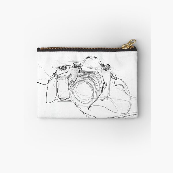 Item preview, Elegant Minimal Camera Sketch designed and sold by SleekLineSketches.